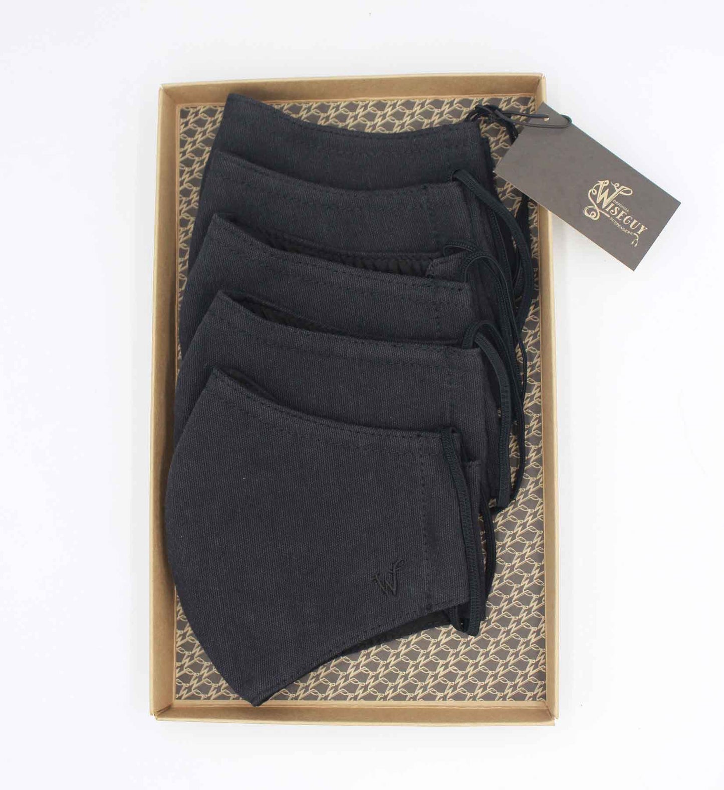 FaceWear 5-pack All Black No. M0