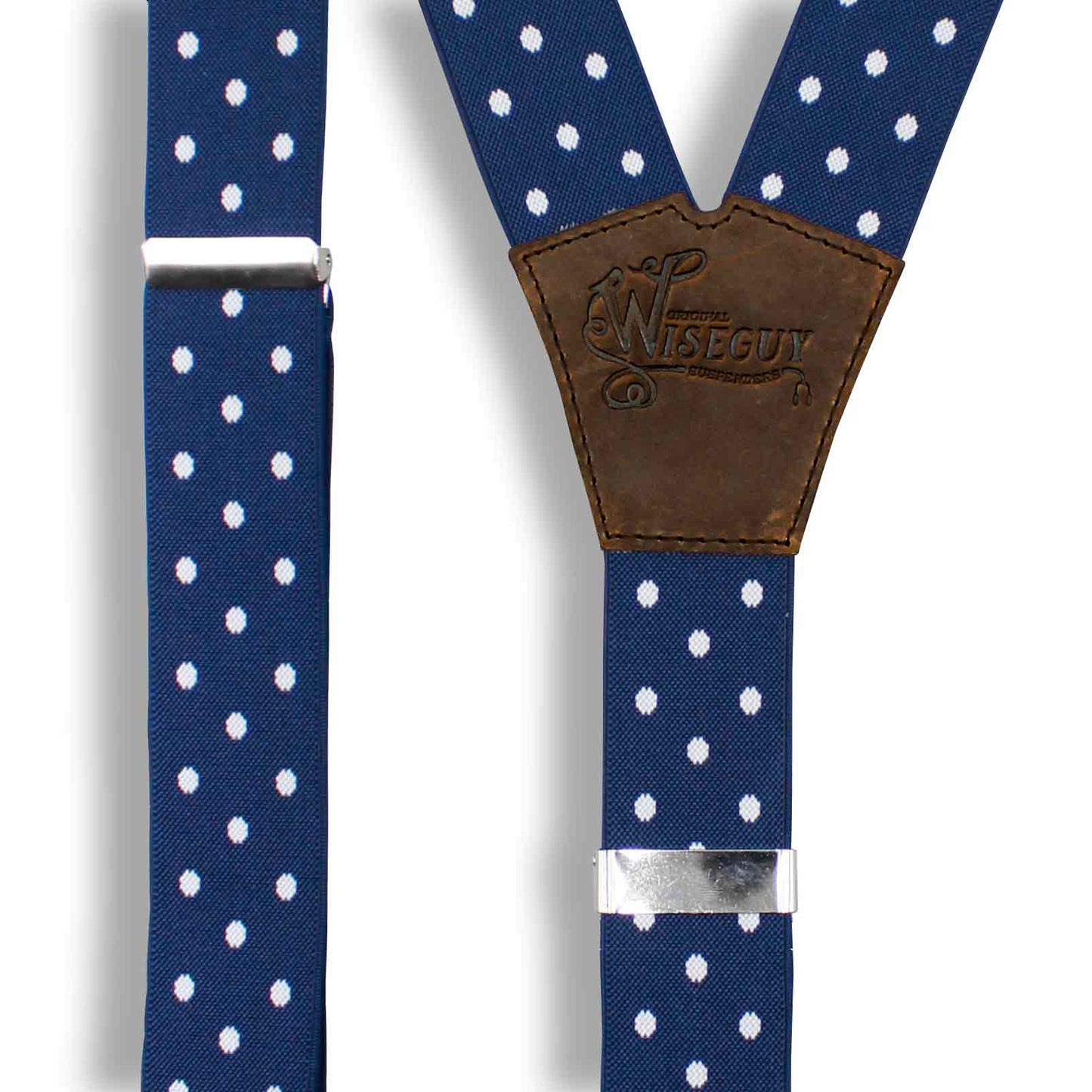 Statement Polka Dot Navy Wide No. E623