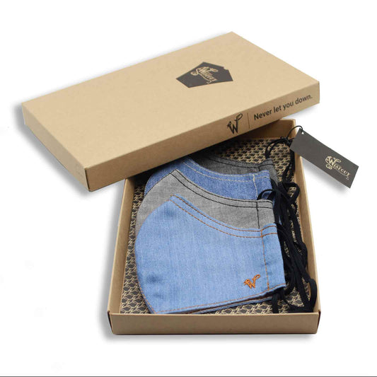 FaceWear 4-pack Lightweight Denim No. M96
