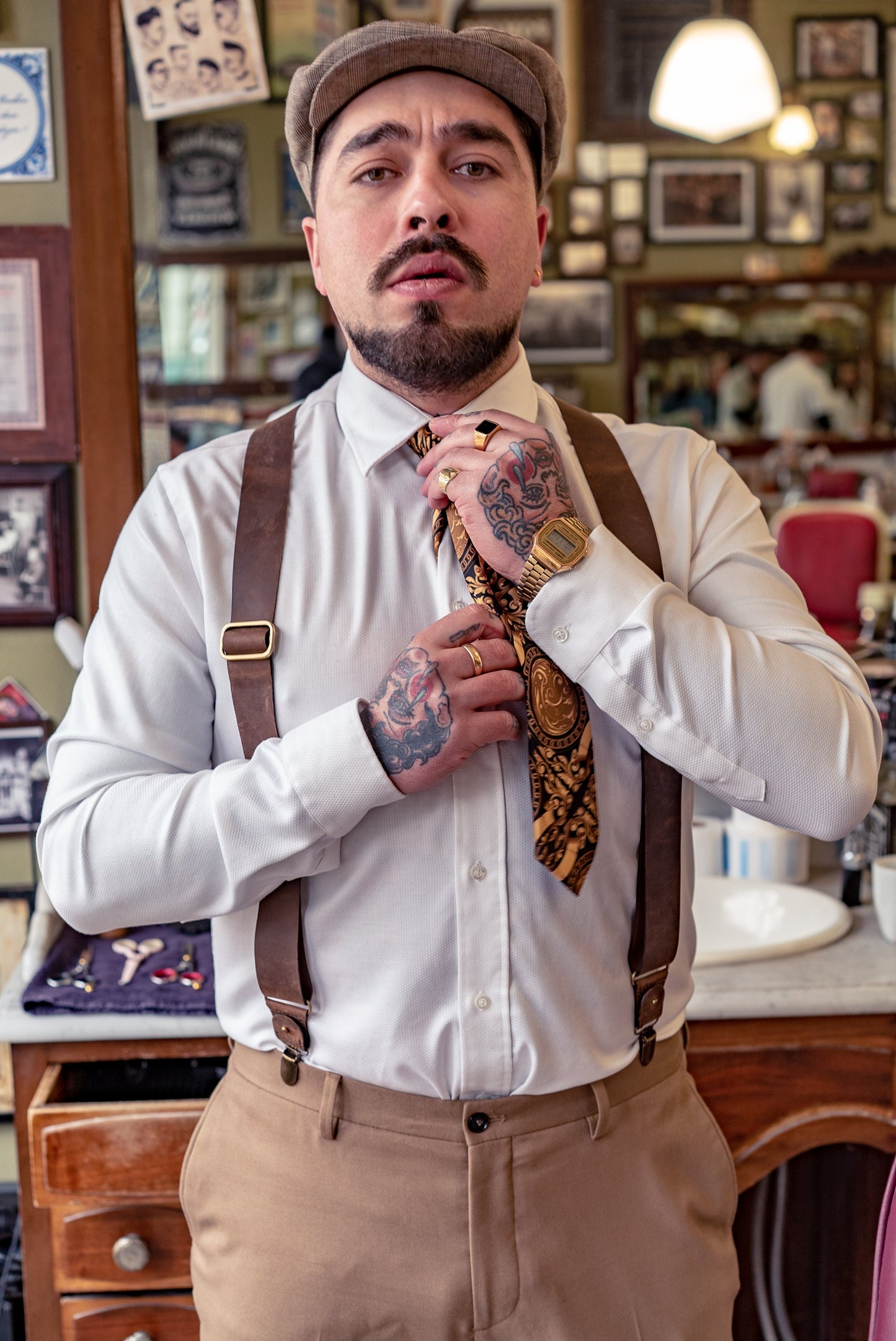 Schorem FLEX - Wiseguy Suspenders 1.36 inch/3.5 cm wide - Wiseguy Suspenders