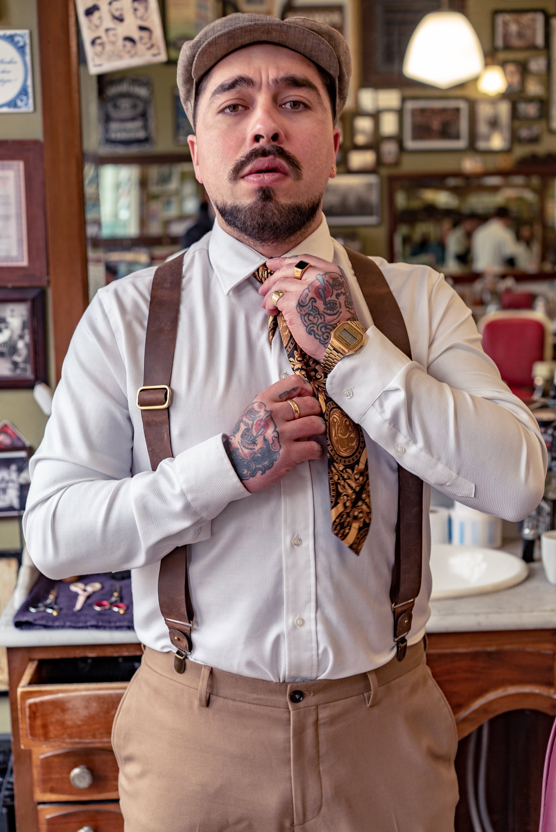 Schorem FLEX - Wiseguy Suspenders 1.36 inch/3.5 cm wide - Wiseguy Suspenders