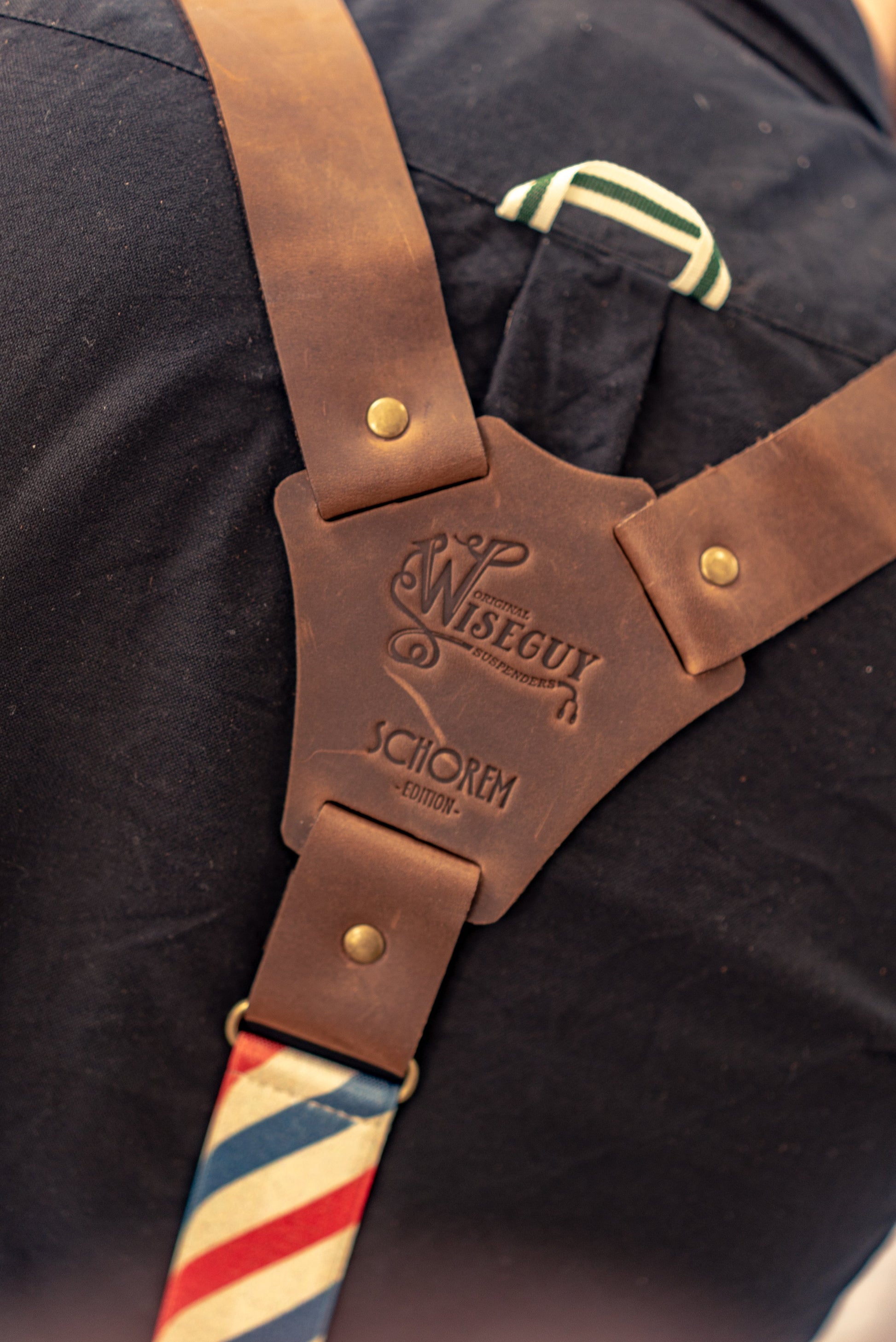 Schorem FLEX - Wiseguy Suspenders 1.36 inch/3.5 cm wide - Wiseguy Suspenders