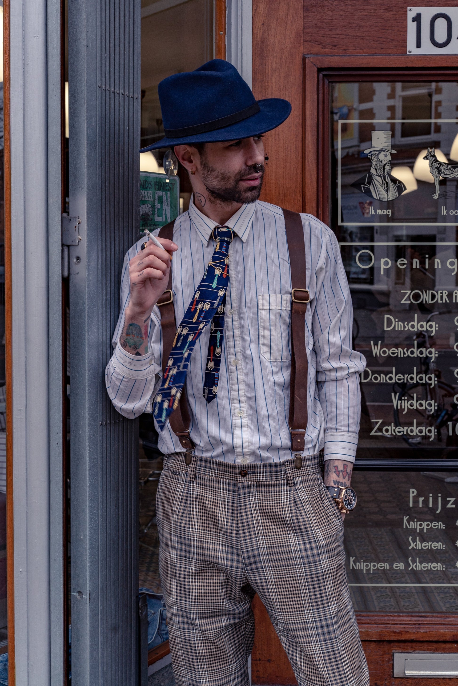 Schorem FLEX - Wiseguy Suspenders 1.36 inch/3.5 cm wide - Wiseguy Suspenders