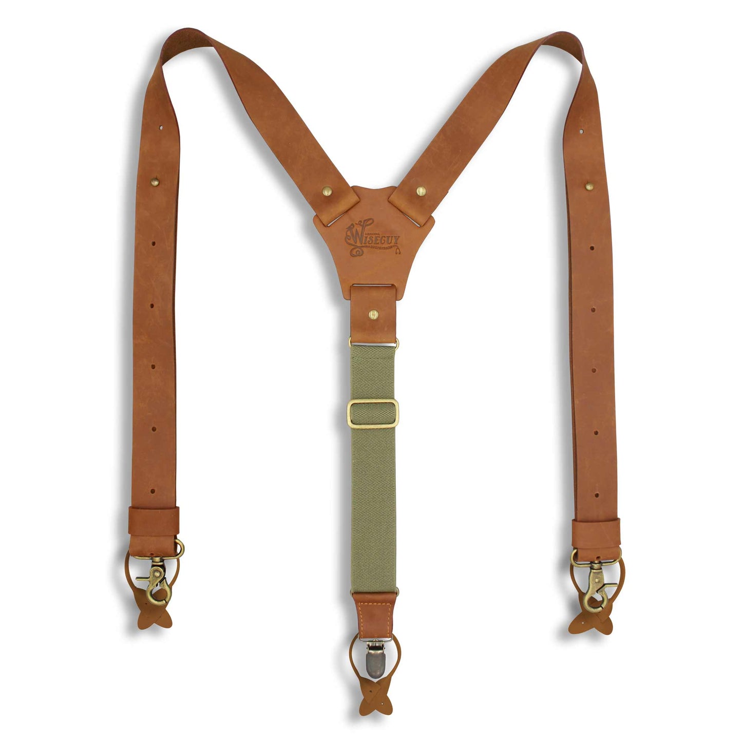 Crazy Horse Flex Army Green Camel Brown Wide No. L333