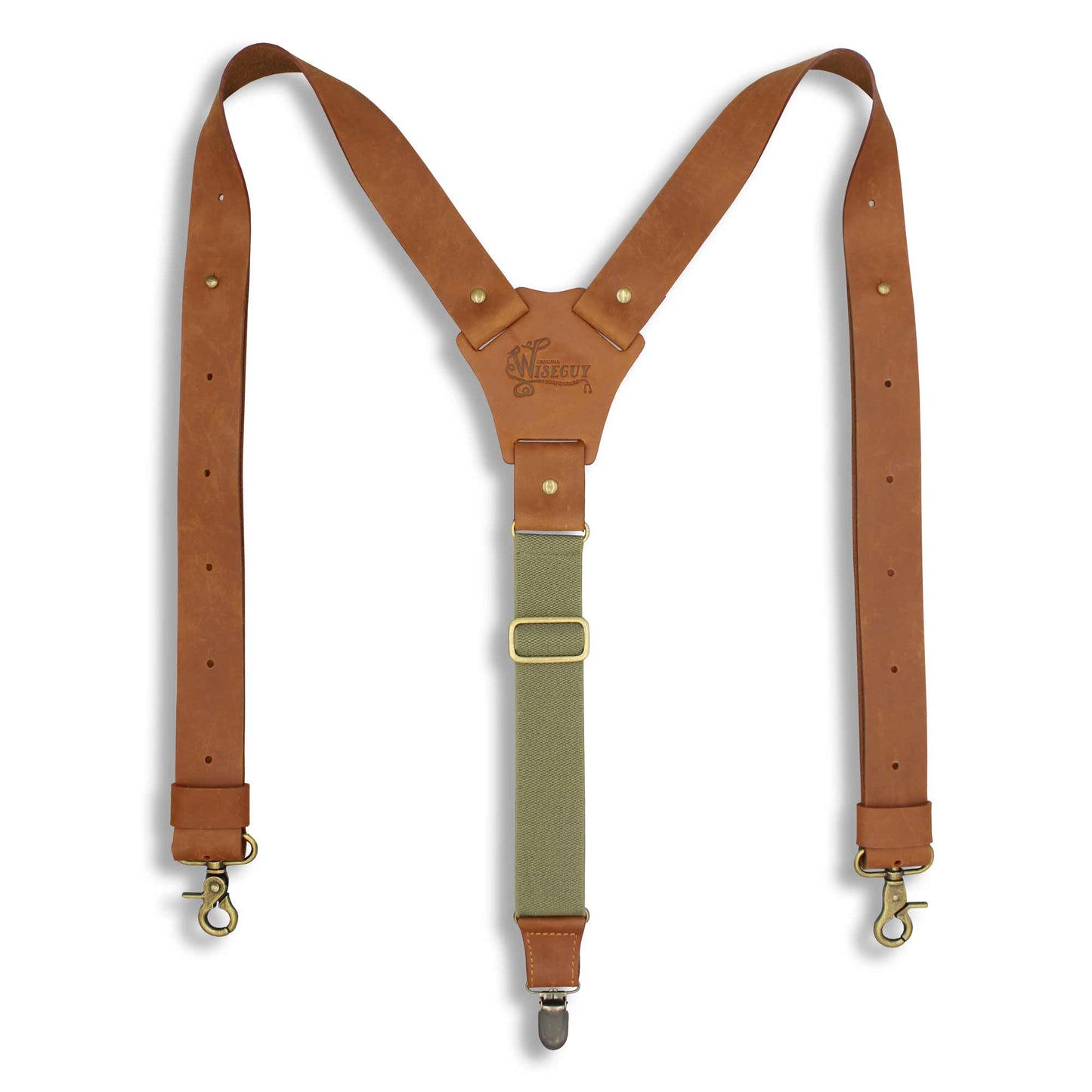 Crazy Horse Flex Army Green Camel Brown Wide No. L333