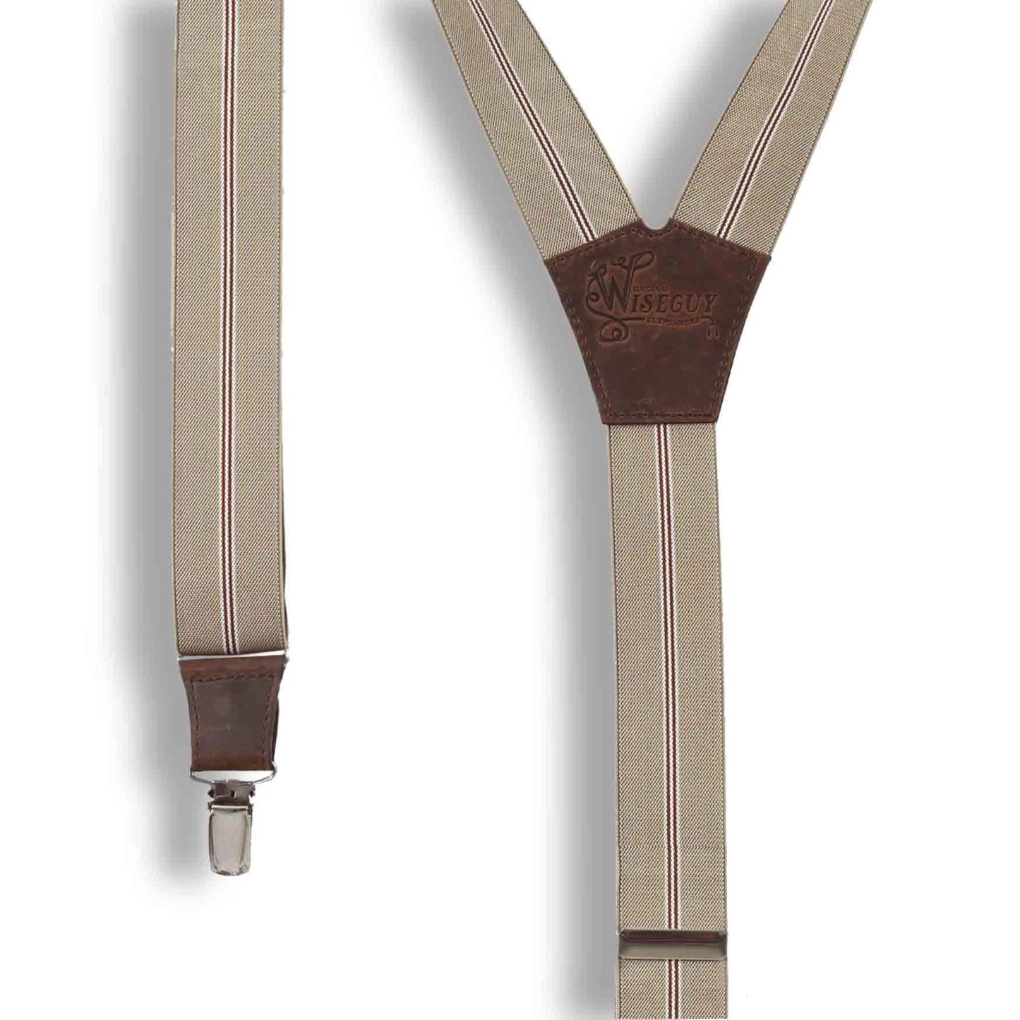 The Barber Dress Suspenders 1.3 inch wide with adjustable straps - Wiseguy Suspenders
