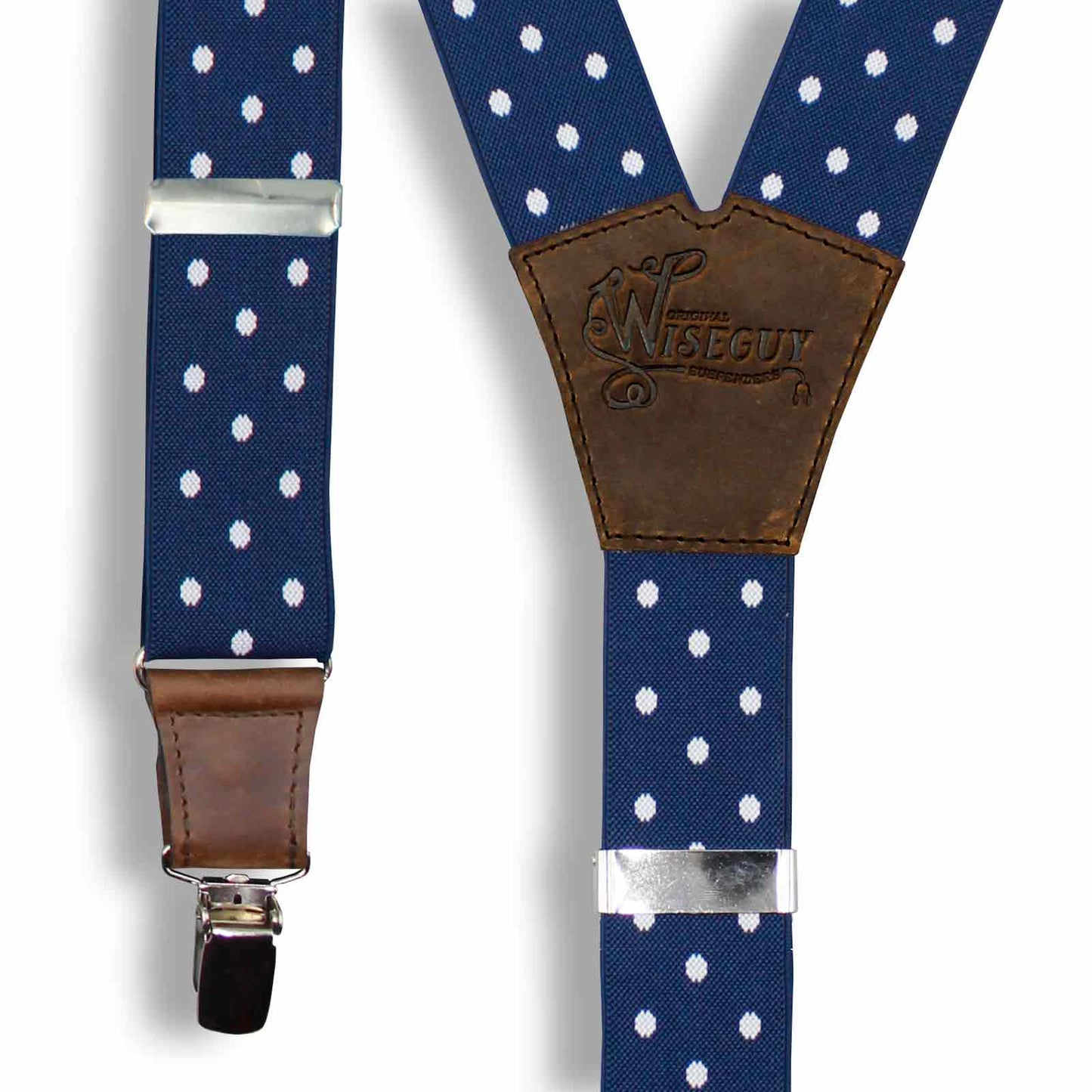Statement Polka Dot Navy Wide No. E623