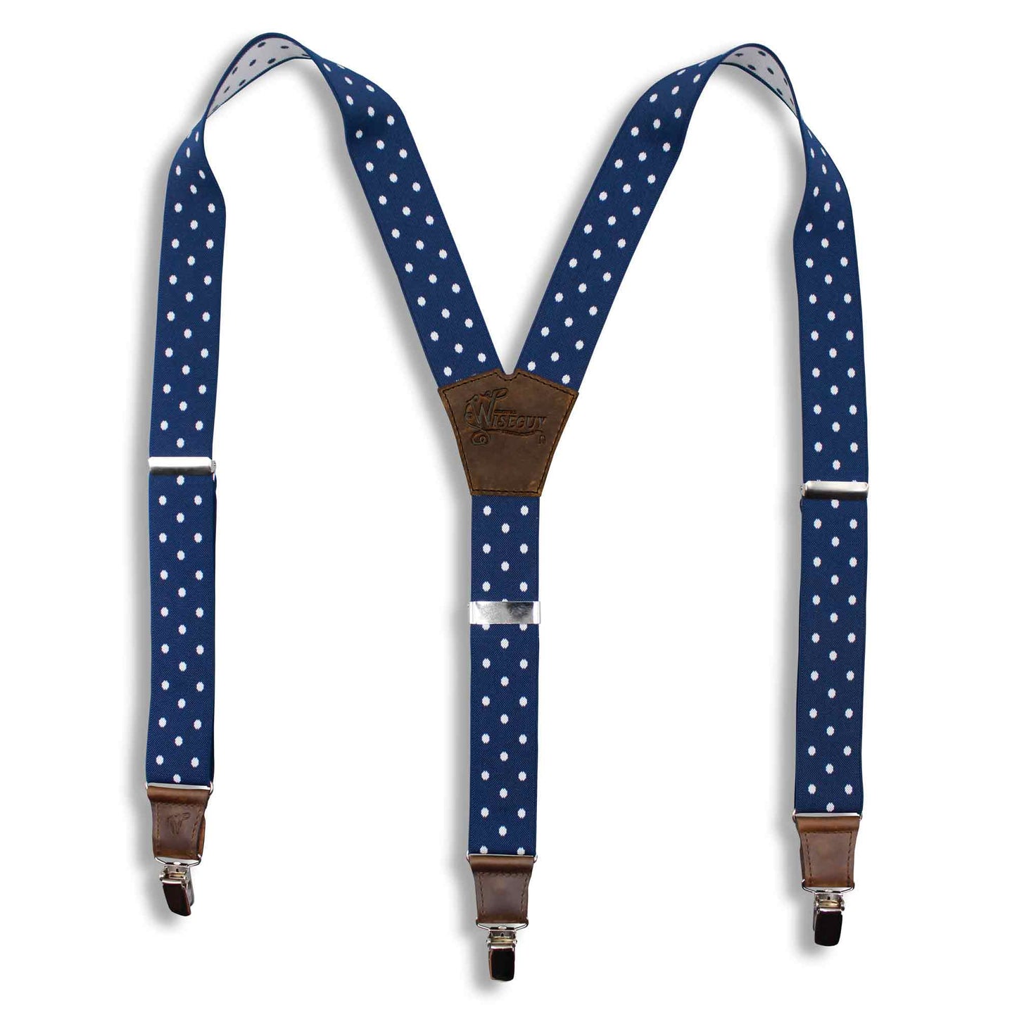 Statement Polka Dot Navy Wide No. E623