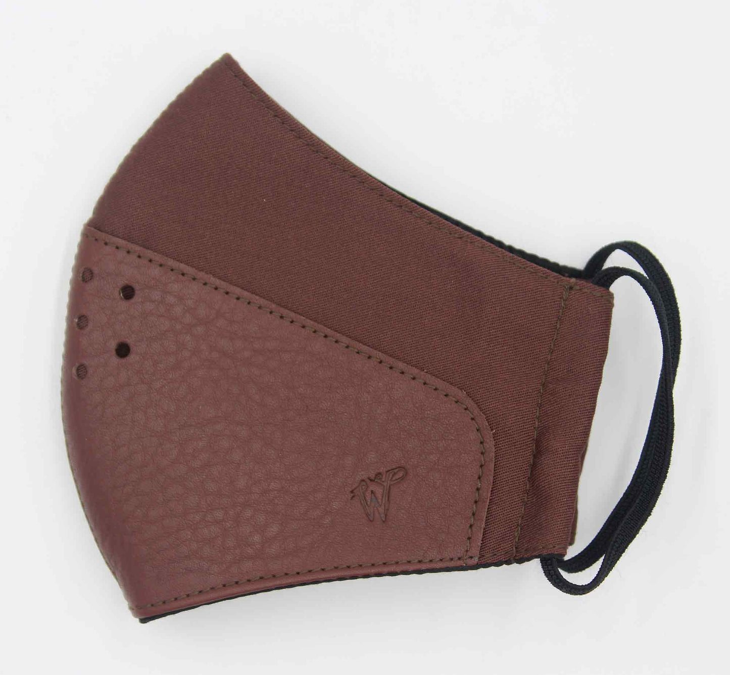 FaceWear Brown canvas and leather