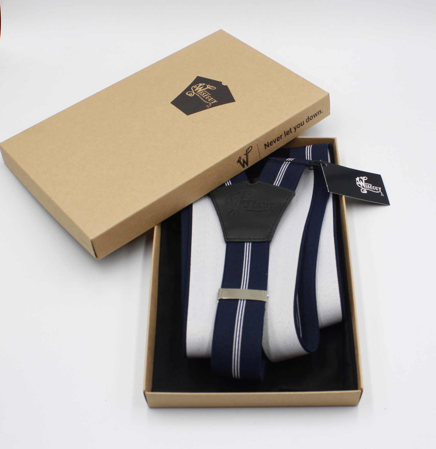 Dapper The Dealmaker Navy Blue Wide No. E613