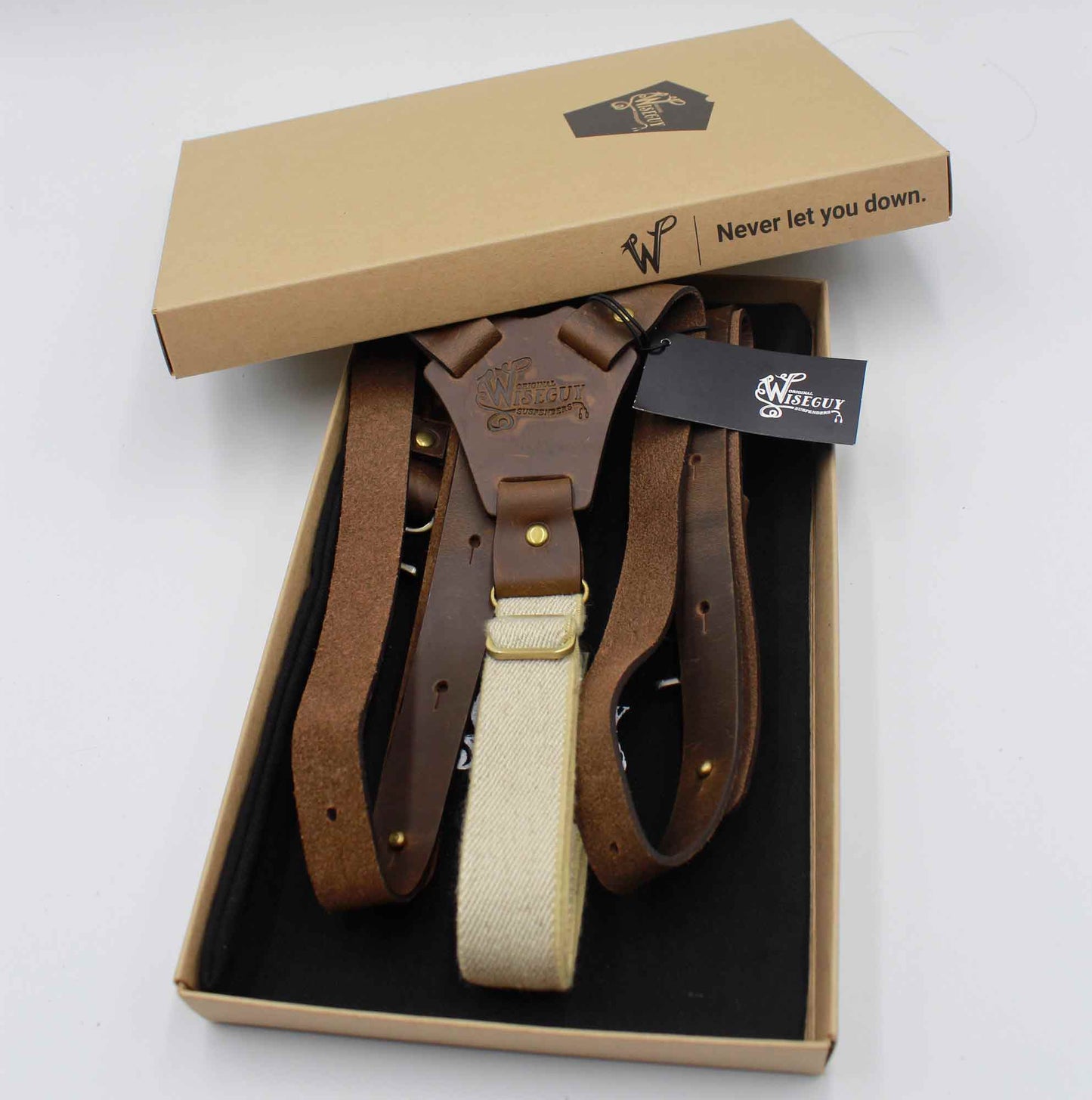 Crazy Horse Flex Sand Dark Brown Skinny No. L221
