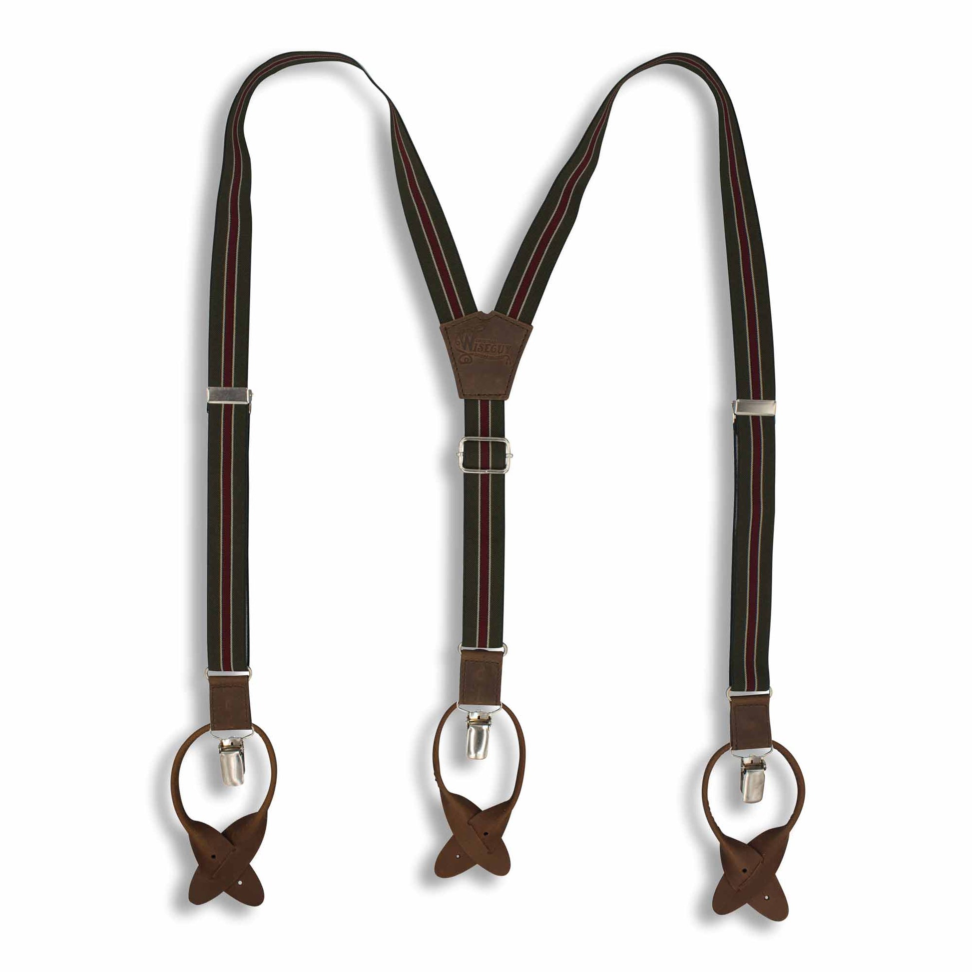 The Indy Speed Racing Suspenders slim straps (1 inch/2.54 cm) - Wiseguy Suspenders