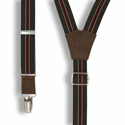 The Indy Speed Racing Suspenders slim straps (1 inch/2.54 cm) - Wiseguy Suspenders