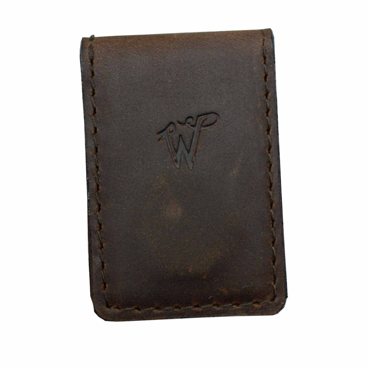 Tools Money Clip Leather Dark Brown No. A22