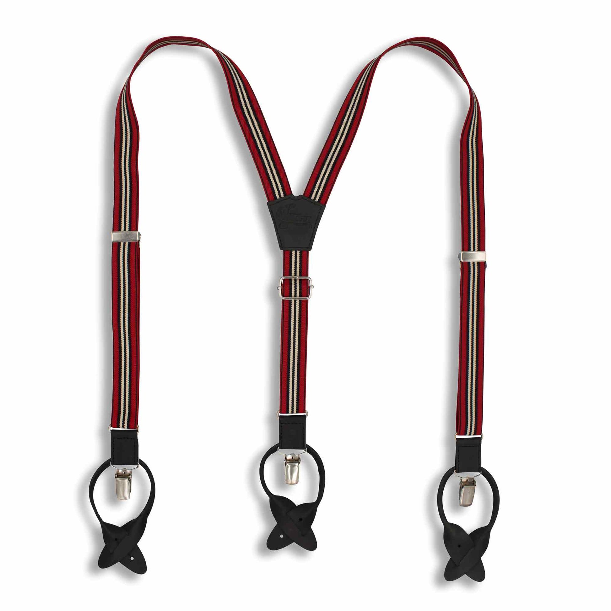 Monza Racing Suspenders slim straps (1 inch/2.54 cm) - Wiseguy Suspenders