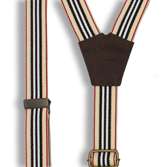 Road Rage Men Suspenders slim straps (1 inch/2.54 cm) - Wiseguy Suspenders