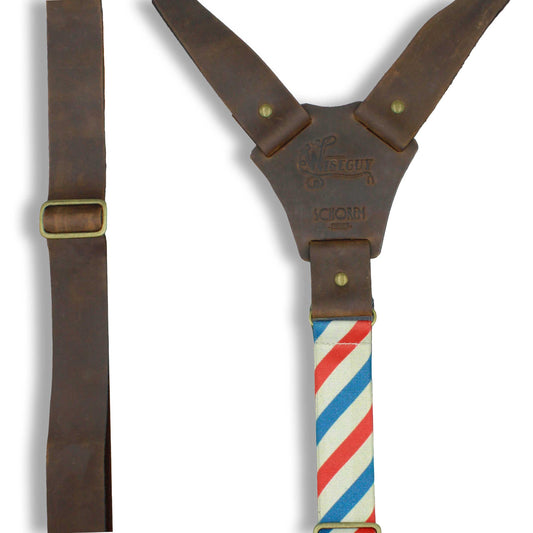 Schorem FLEX - Wiseguy Suspenders 1.36 inch/3.5 cm wide - Wiseguy Suspenders