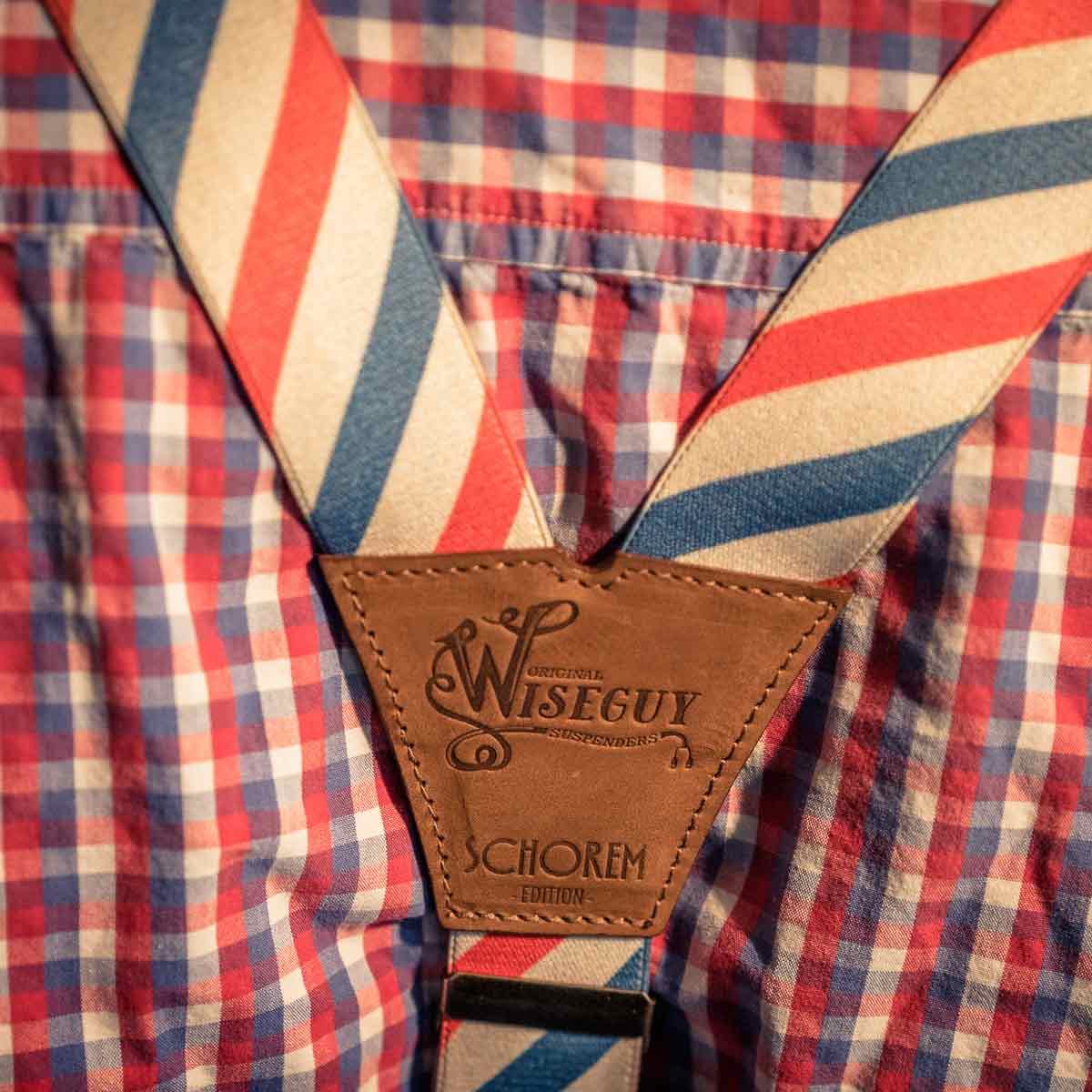Schorem Vintage Suspenders Elastic wide 1.3 inch - Wiseguy Suspenders