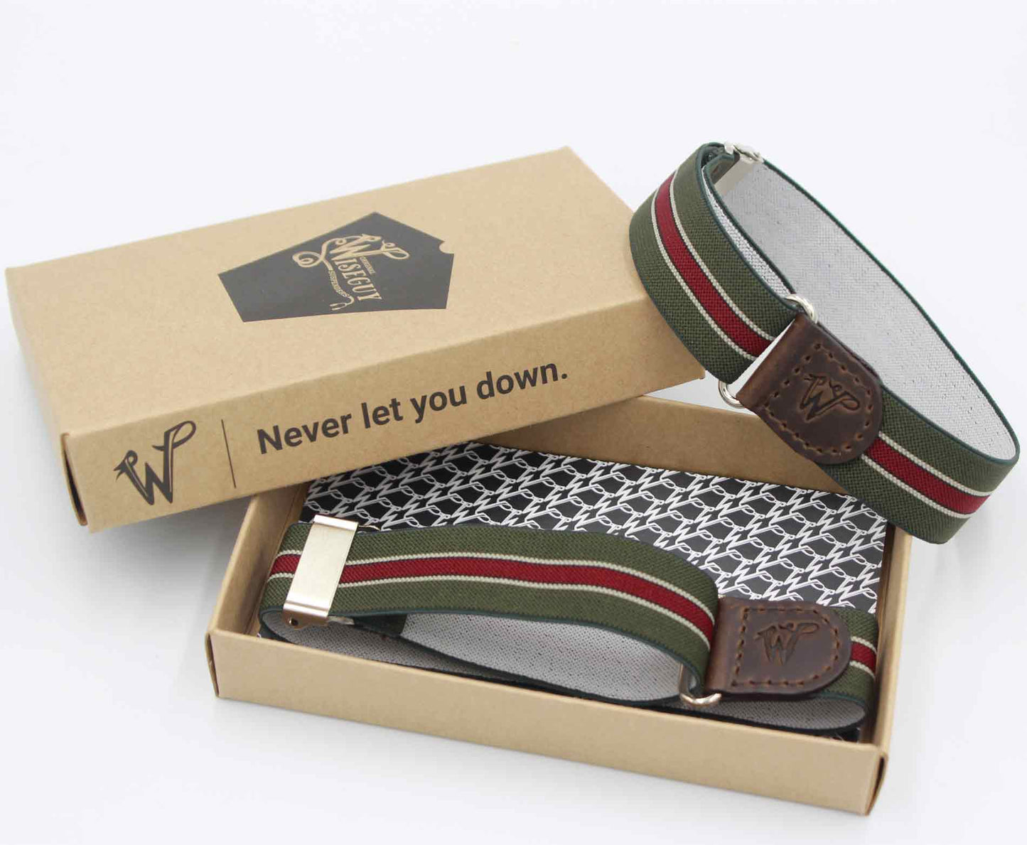 Sleeve Garters Indy Speed Green No. S522