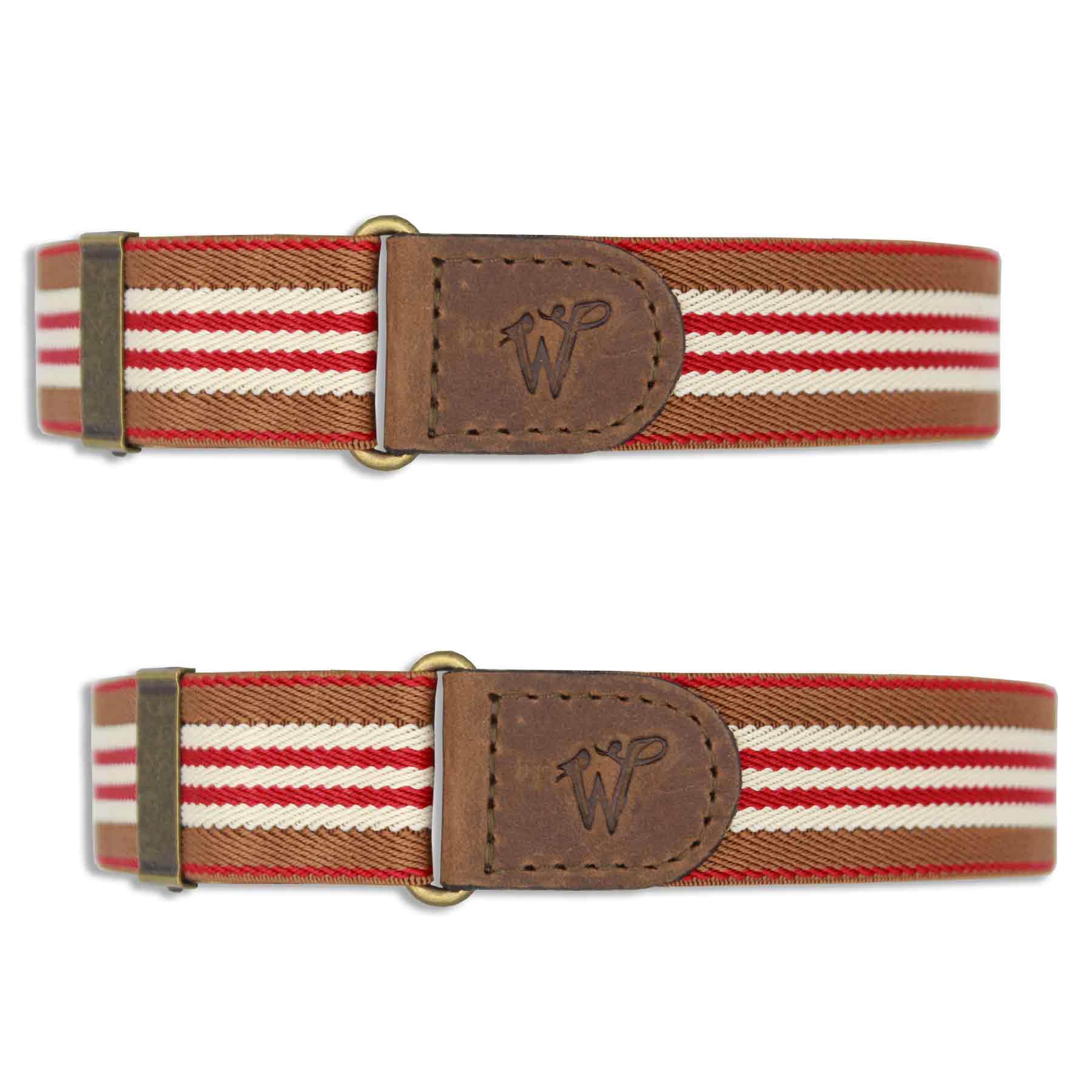 wiseguy suspenders sleeve garters striped
