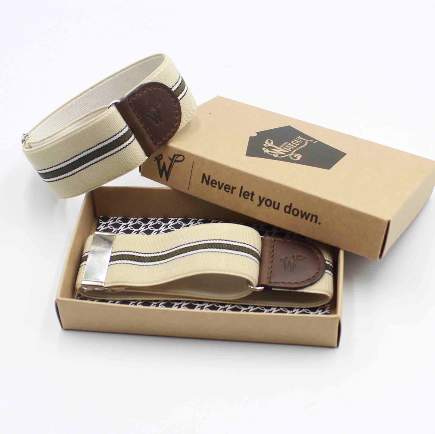 Sleeve Garters The Lawyer Beige No. A223