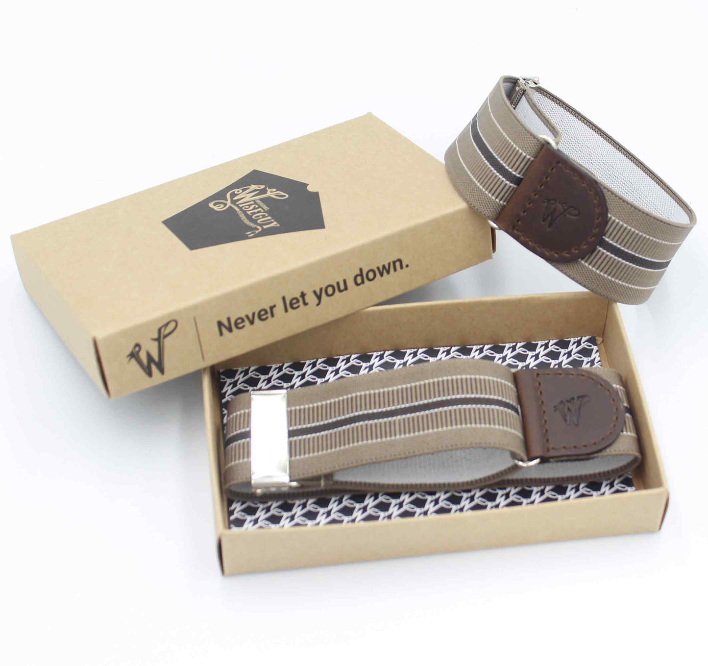 Sleeve Garters The Doctor Coffeebrown No. A123