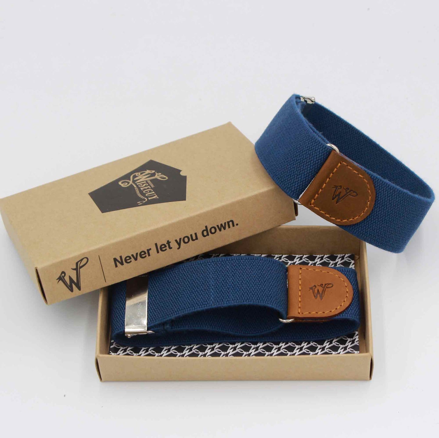 Sleeve Garters Navy Blue No. A633